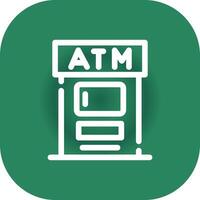 atm kreatives Icon-Design vektor