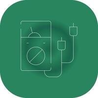 Multimeter kreatives Icon-Design vektor