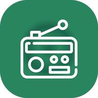 Radio kreatives Icon-Design vektor