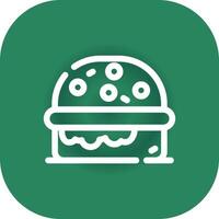 Burger kreatives Icon-Design vektor