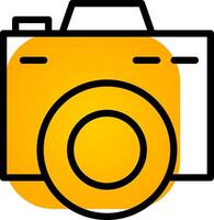 kamera kreativ ikon design vektor