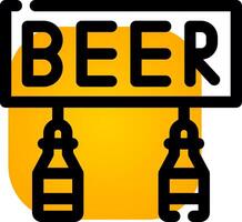 Biere kreativ Symbol Design vektor