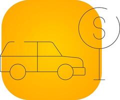 taxi sluta kreativ ikon design vektor
