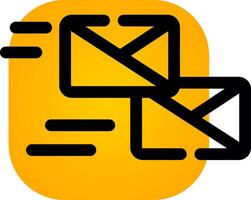 Masse Mailing kreativ Symbol Design vektor