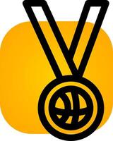 Medaille kreatives Icon-Design vektor