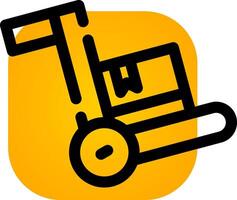 Trolley kreatives Icon-Design vektor