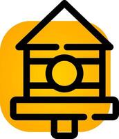 Birdhouse kreatives Icon-Design vektor