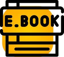 ebooks kreativ Symbol Design vektor