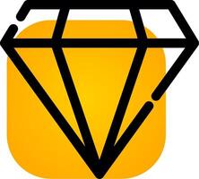 Diamant kreatives Icon-Design vektor