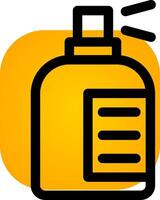 spray flaska kreativ ikon design vektor
