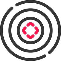 bullseye kreativ Symbol Design vektor