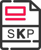 skp kreativ ikon design vektor