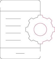 Handy, Mobiltelefon Rahmen kreativ Symbol Design vektor