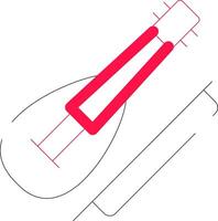 Violine kreativ Symbol Design vektor