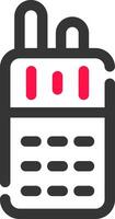 Walkie-Talkie kreatives Icon-Design vektor