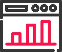 Analytics kreatives Icon-Design vektor