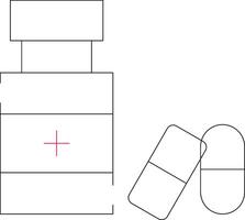 medizinisch liefert kreativ Symbol Design vektor