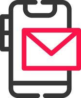 E-Mail kreatives Icon-Design vektor