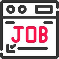 Job kreatives Icon-Design vektor