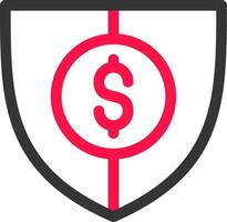 Schild Geld kreatives Icon-Design vektor