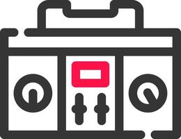 DJ-Mixer kreatives Icon-Design vektor