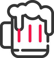 Bier kreatives Icon-Design vektor