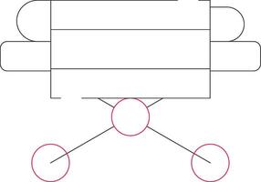 tot Körper kreativ Symbol Design vektor