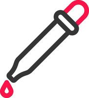 Pipette kreatives Icon-Design vektor