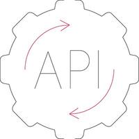 api kreativ Symbol Design vektor