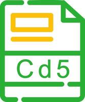 cd5 kreativ Symbol Design vektor