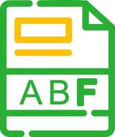 abf kreativ Symbol Design vektor