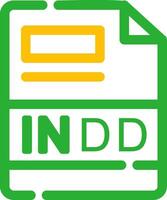 indd kreativ Symbol Design vektor