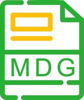 mdg kreativ Symbol Design vektor