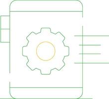 Handy, Mobiltelefon Technologie kreativ Symbol Design vektor