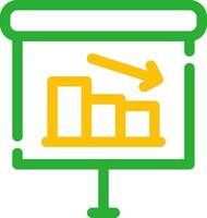 Analytics kreatives Icon-Design vektor