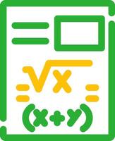 Mathe kreatives Icon-Design vektor