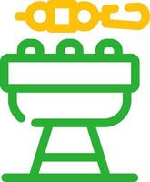 BBQ kreatives Icon-Design vektor