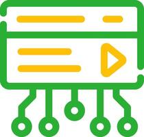 elektronisch Anerkennung Karte kreativ Symbol Design vektor