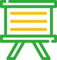 Whiteboard kreatives Icon-Design vektor