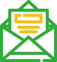 öffnen Email kreativ Symbol Design vektor