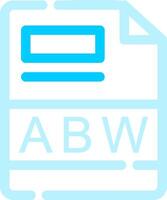 abw kreativ ikon design vektor