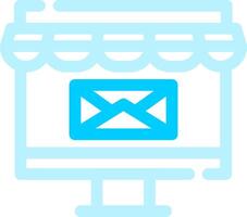 E-Mail kreatives Icon-Design vektor