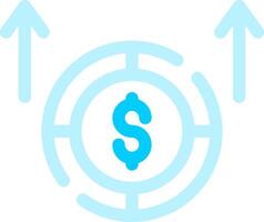 Cashflow kreatives Icon-Design vektor