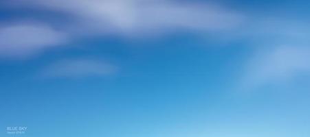 Hintergrund des blauen Himmels mit weißen Wolken. abstrakter Himmel für natürlichen Hintergrund. Vektor. vektor