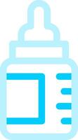 Babyflasche kreatives Icon-Design vektor