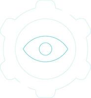 Auge Rahmen kreativ Symbol Design vektor
