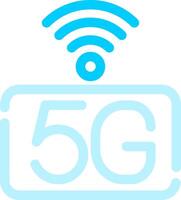 5g nätverk kreativ ikon design vektor