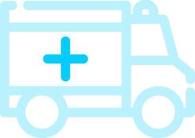 Krankenwagen kreatives Icon-Design vektor