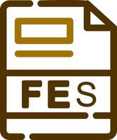 fes kreativ Symbol Design vektor