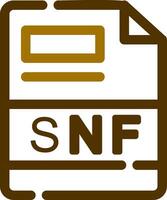 snf kreativ Symbol Design vektor